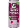 V8 Sparkling +Energy™, Healthy Energy Drink, Natural Energy from Tea, Black Cherry