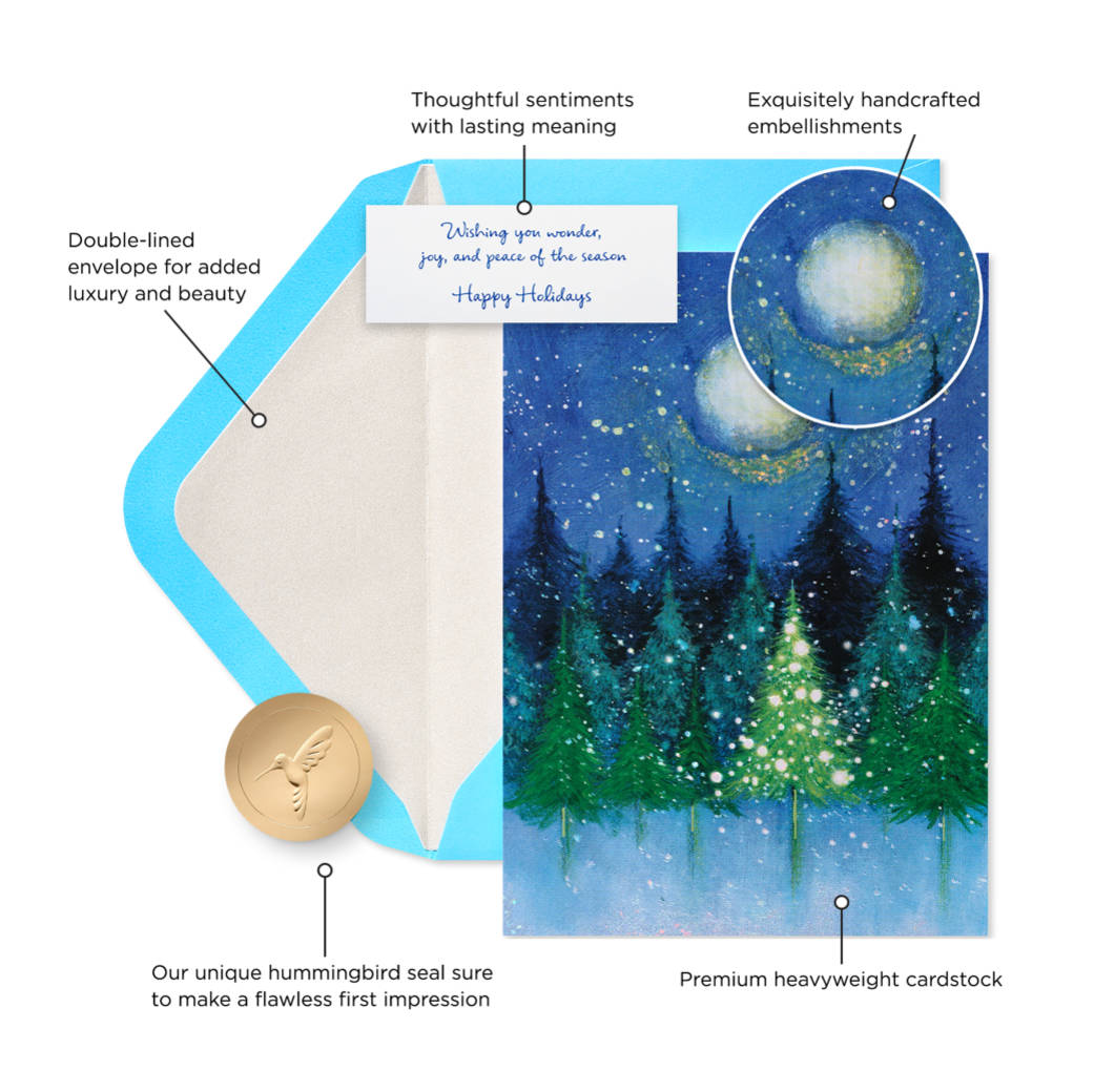 Best of the Season Holiday Boxed Cards - Glitter-Free, 14-Count Image 4