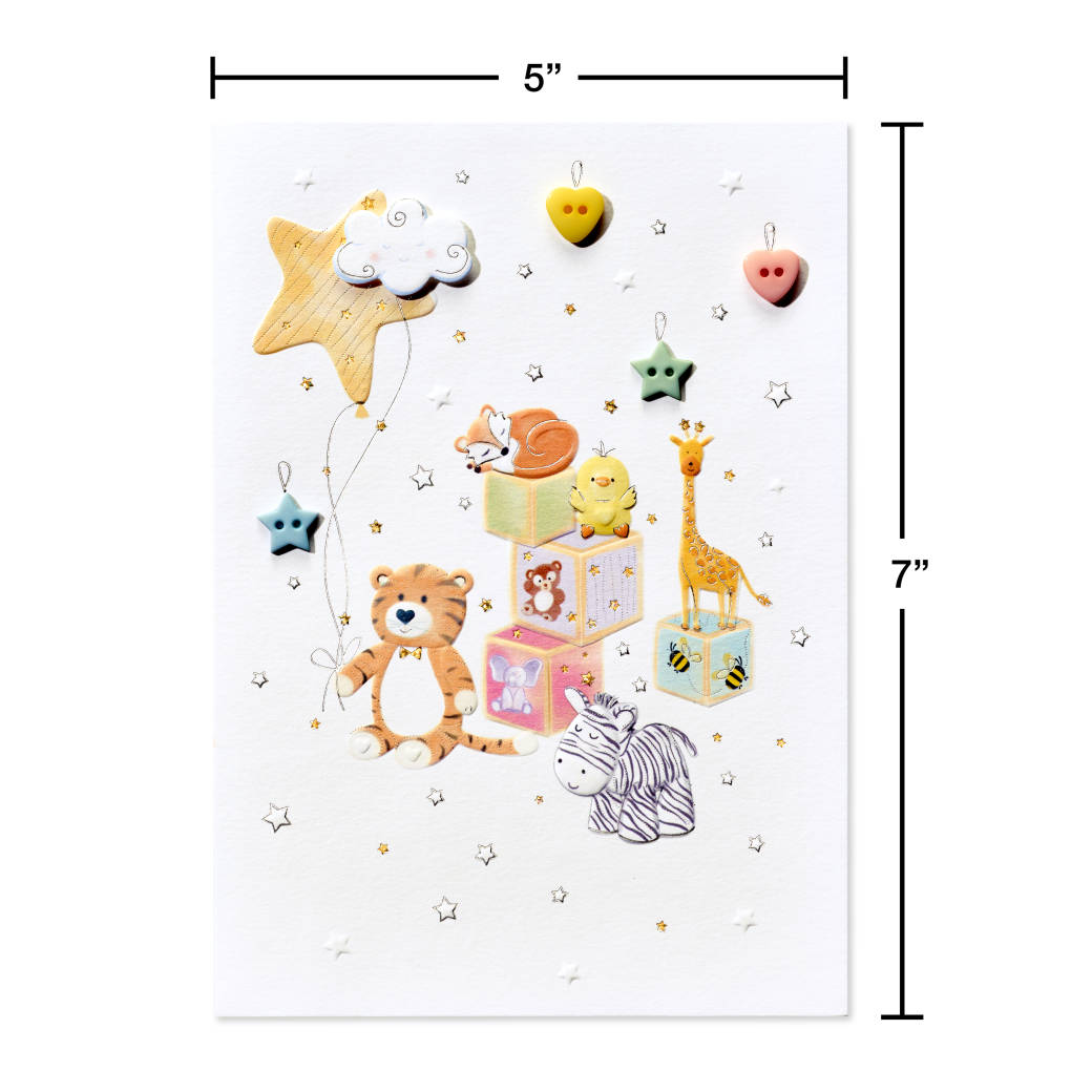 Growing Family New Baby Greeting Card
