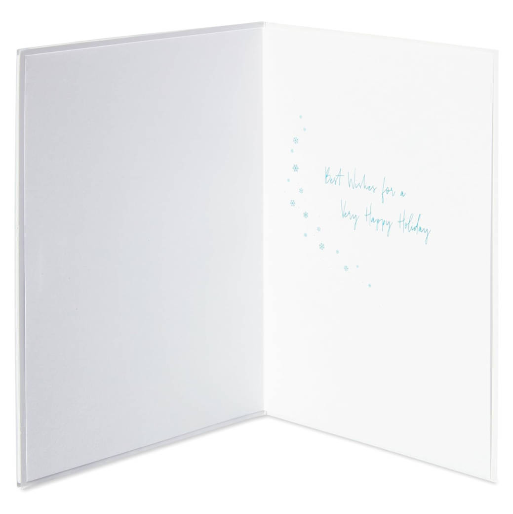 Best Wishes Christmas Boxed Cards with Envelopes, 8-Count