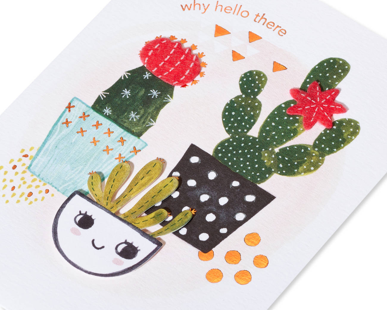 Happy Cacti Friendship Greeting CardImage 1