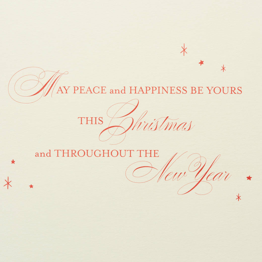 Christmas Tree with Holiday Ornaments Christmas Boxed Cards - Glitter-Free, 12-Count Image 4