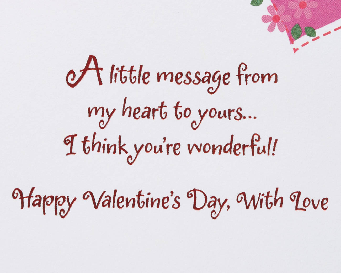 From My Heart To Yours Valentine's Day Greeting Card Image 3