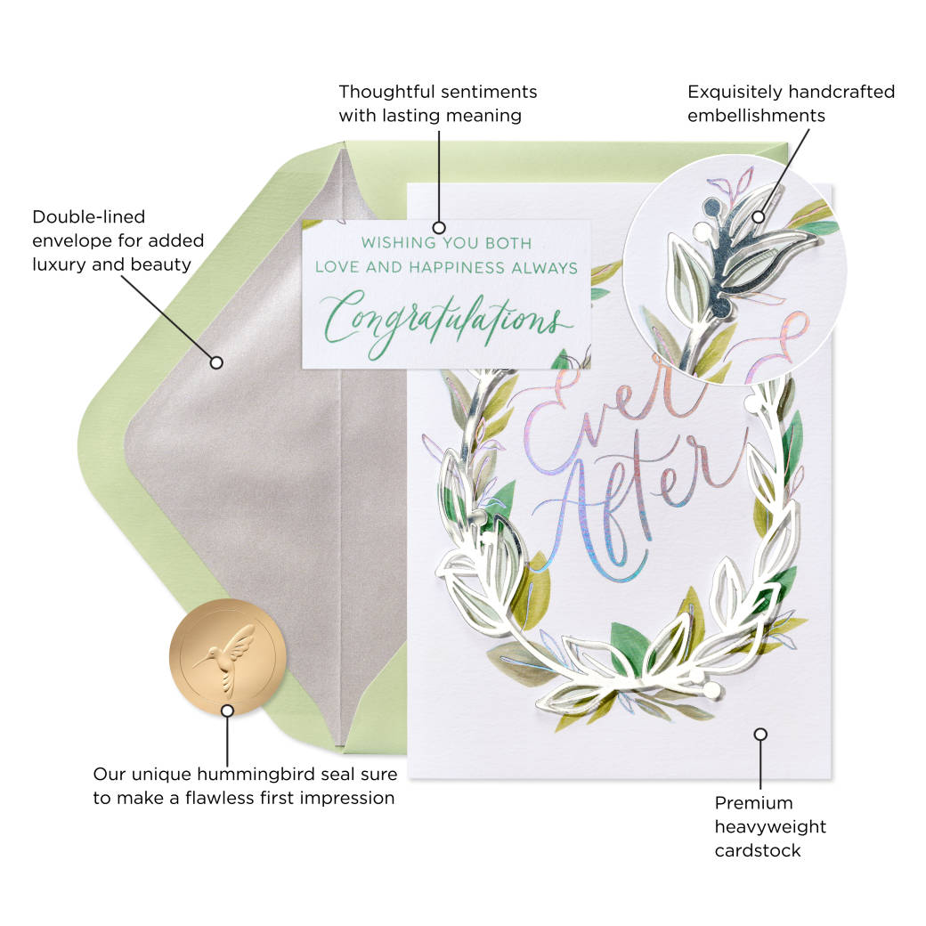 Ever After Wedding Greeting Card