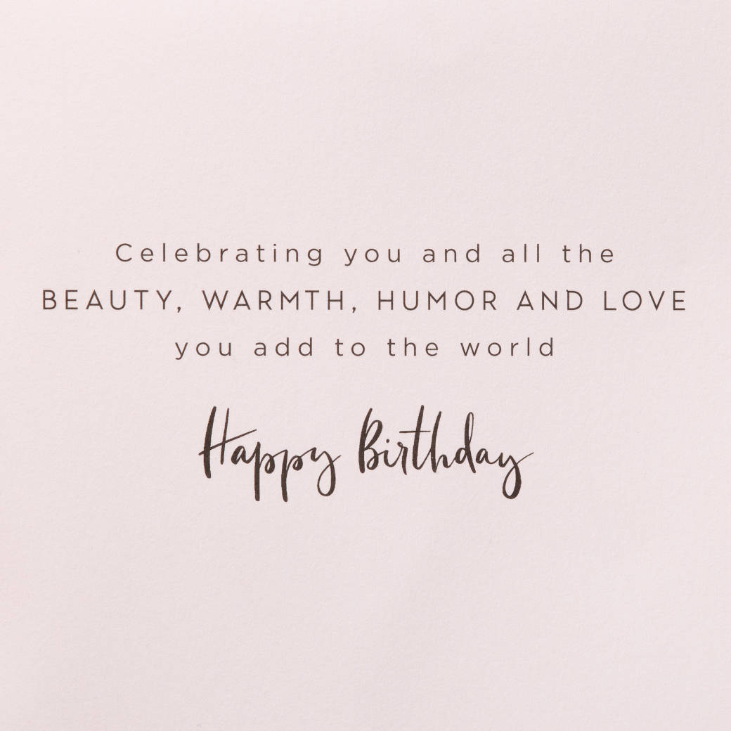 Celebrating You Birthday Greeting Card with Necklace Image 3