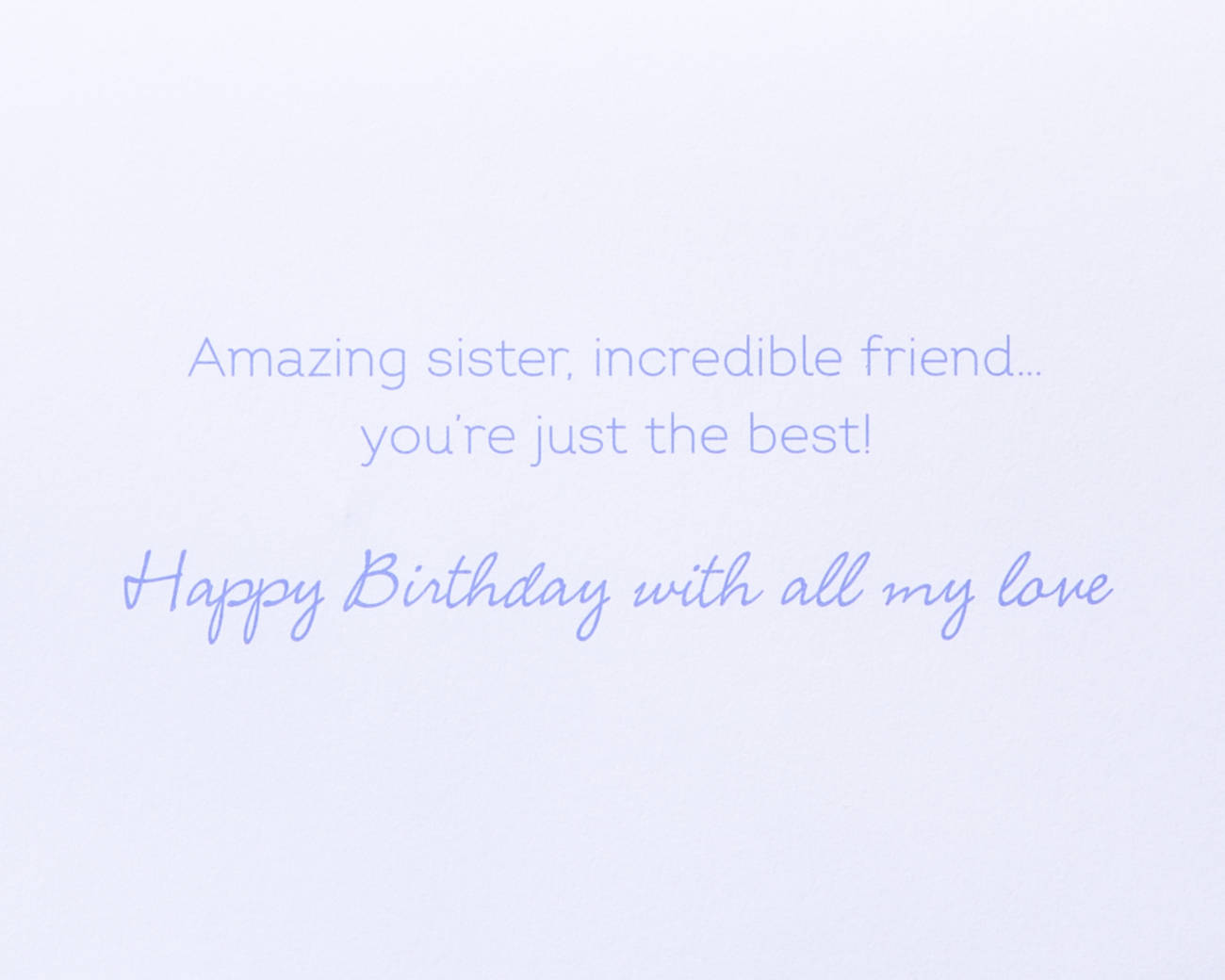 Scalloped Sister Birthday Greeting CardImage 4