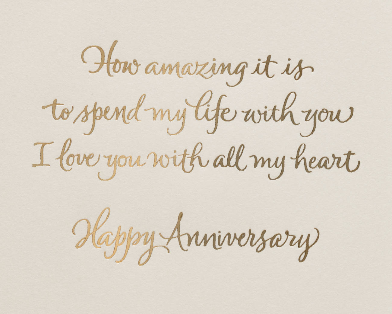 Love of My Life Anniversary Greeting Card for Wife or HusbandImage 2