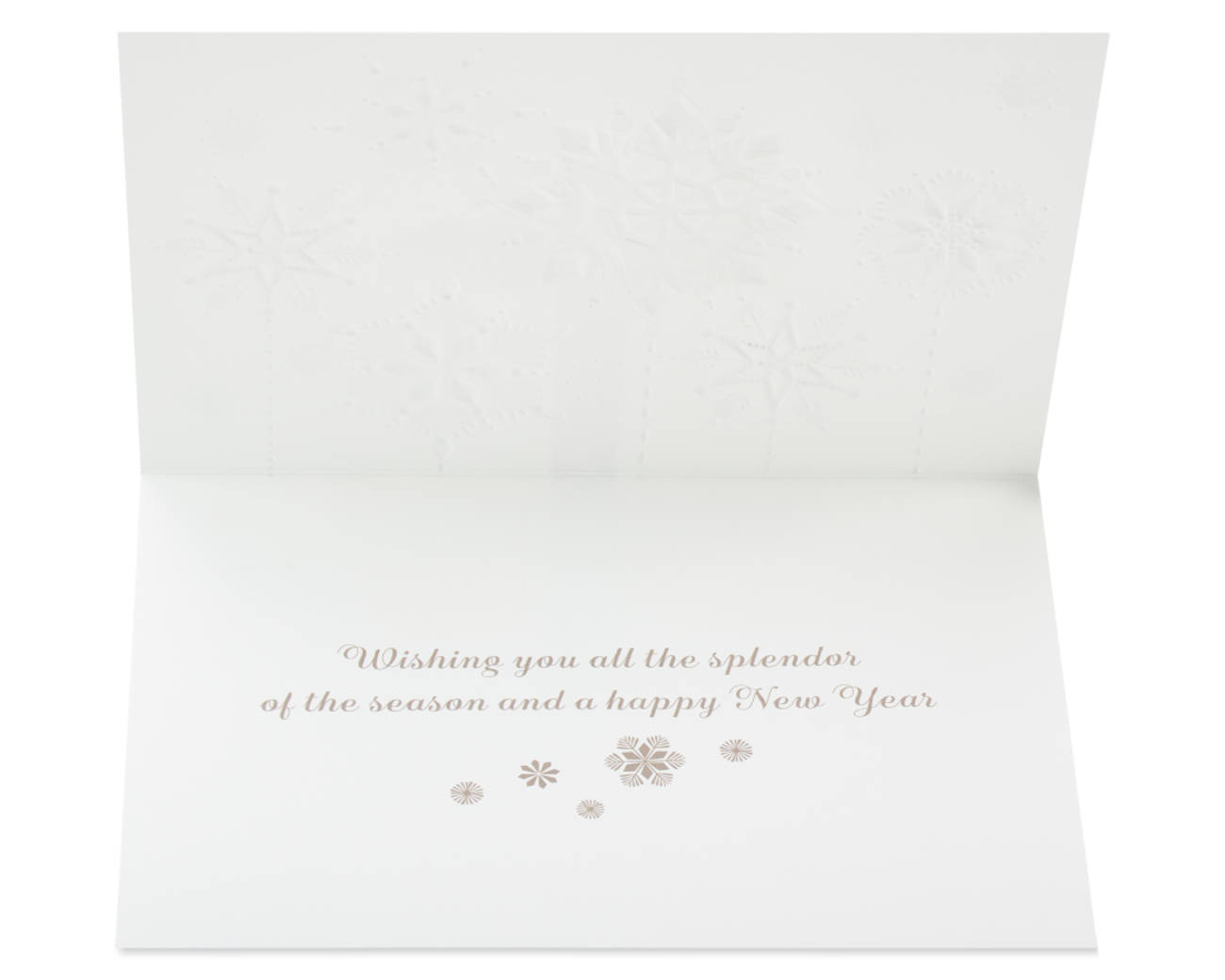 Hanging Glitter Snowflakes Holiday Boxed Cards - Glitter-Free 12-CountImage 1