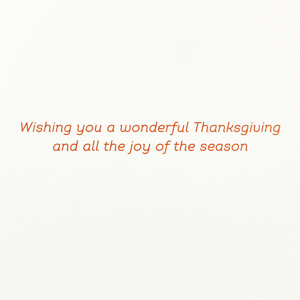 Give Thanks Thanksgiving Greeting Card Image 3