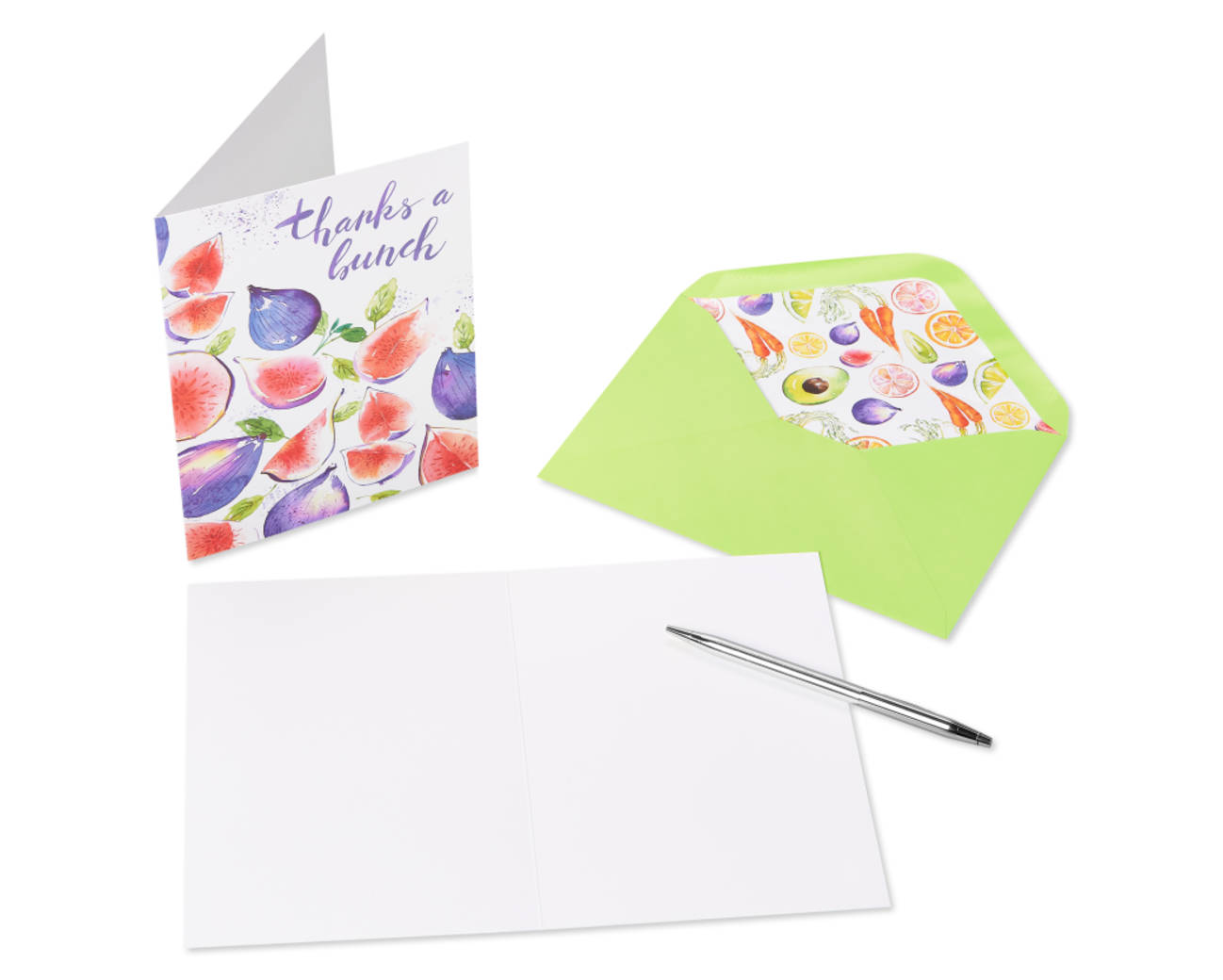 Fruits and Vegetables Thank You Boxed Blank Note Cards with Envelopes 20-CountImage 5