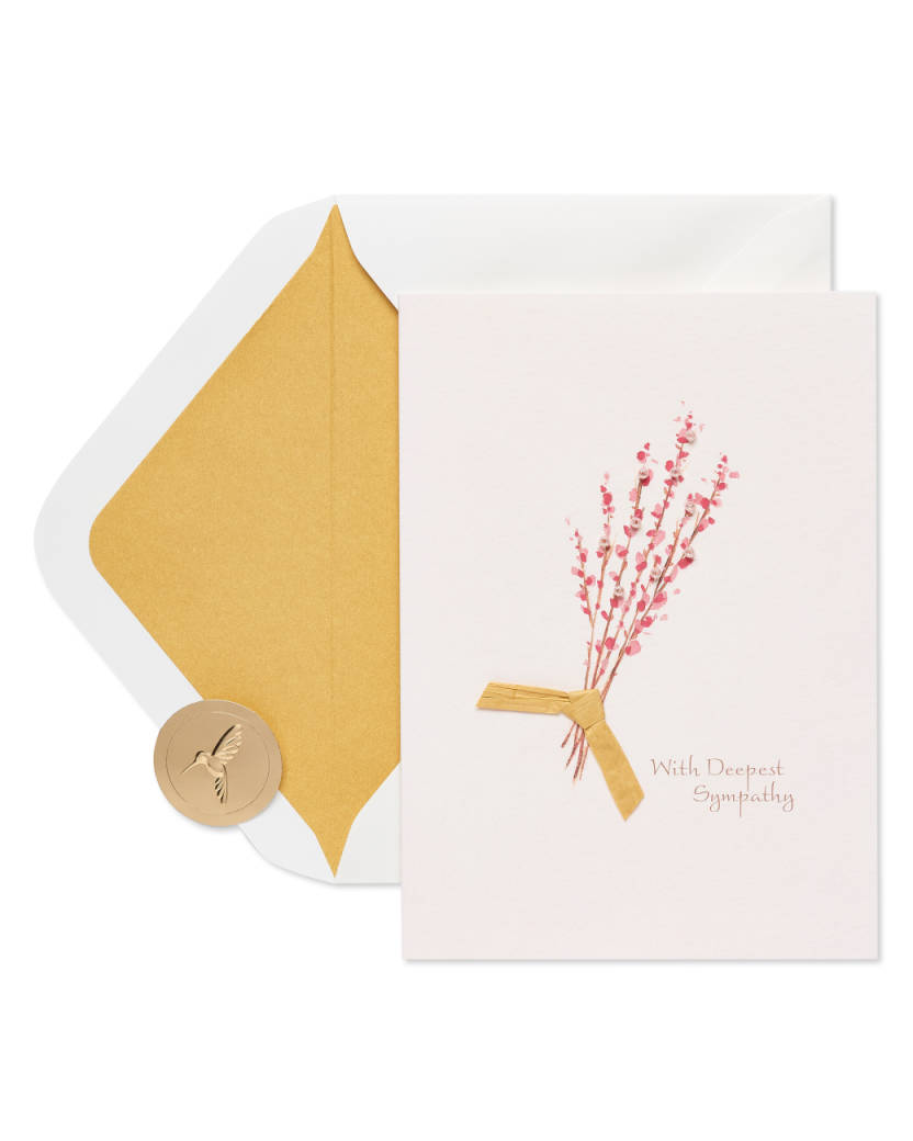 Thinking of You Sympathy Greeting Card