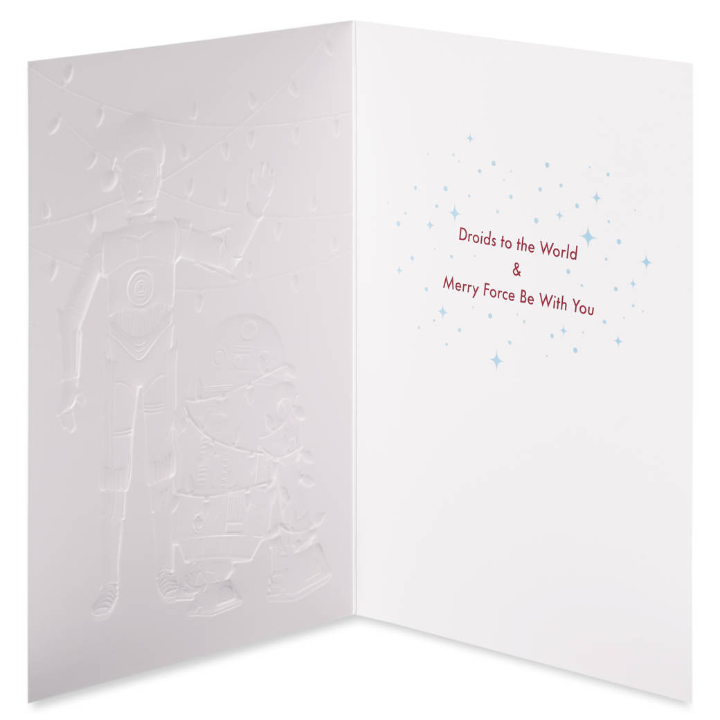 Droids to the World Star Wars Holiday Boxed Cards, 12-Count Image 2