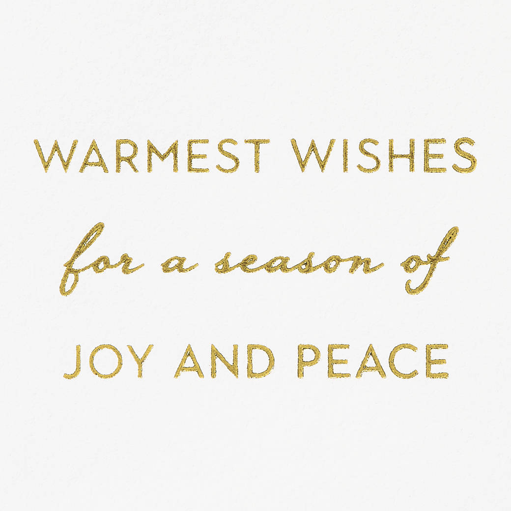 Joy and Peace Christmas Greeting Card Image 4