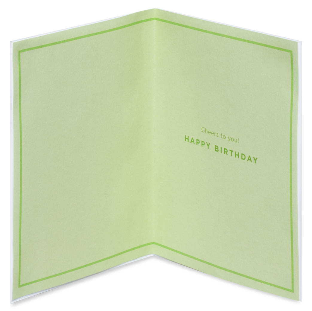 Cheers to You Birthday Greeting Card - Designed by Judith Leiber Image 2