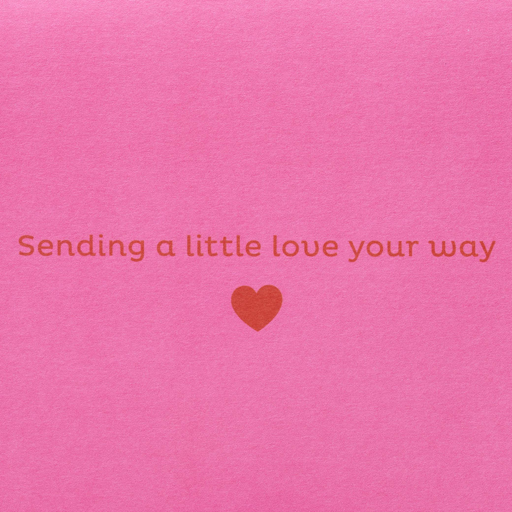 Sending A Little Love Valentine's Day Greeting Card Image 3