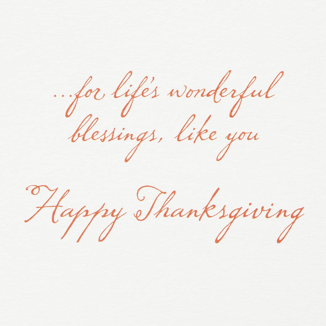 Thankful Thanksgiving Greeting Card Image 3