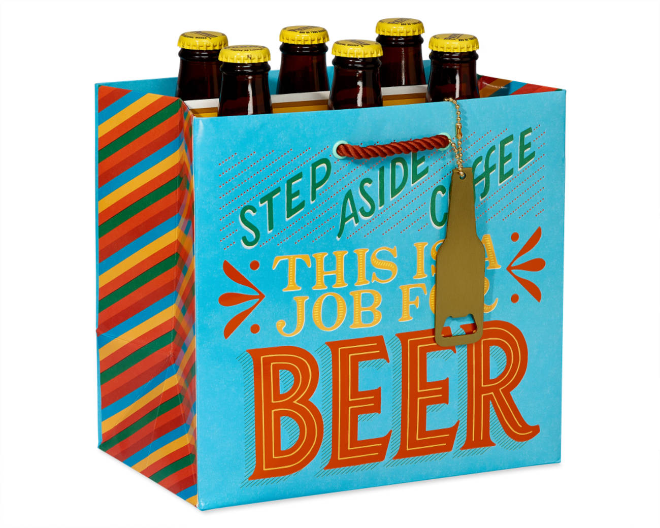 Step Aside Coffee Beer 6-Pack Gift Bag