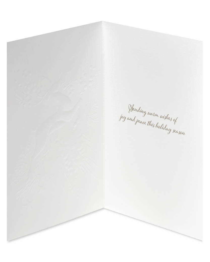 Gold Holiday Reindeer Forest Holiday Boxed Cards, 12-Count Image 2