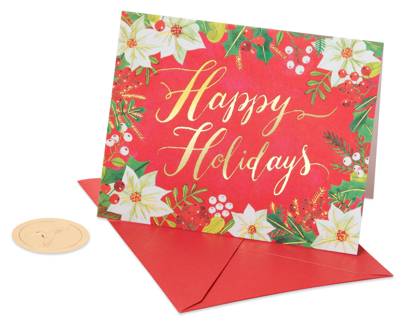 Happy Holidays Glitter Holiday Boxed Cards, 20-Count Image 5