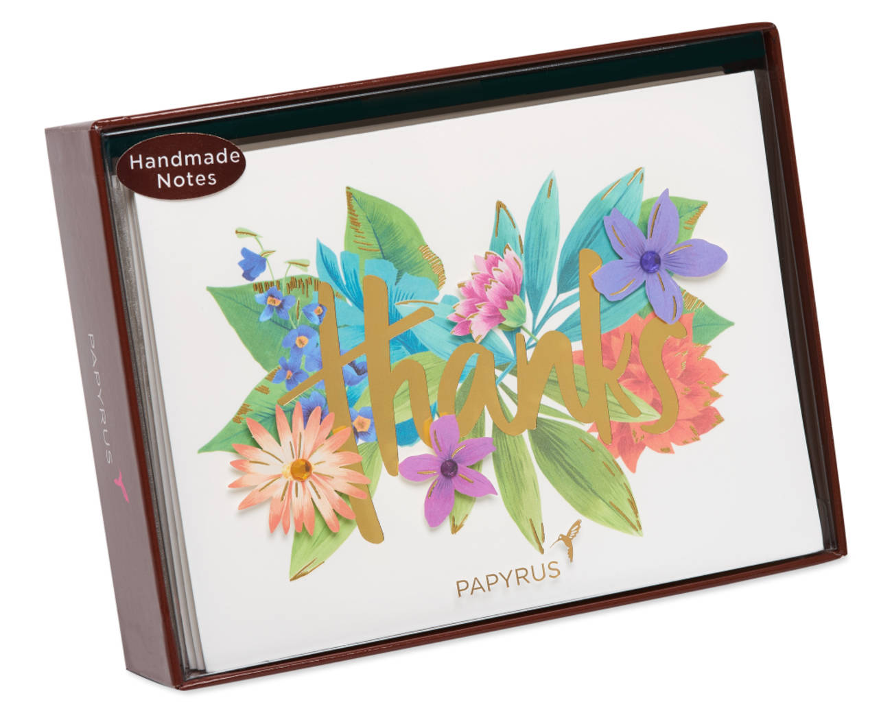 Botanical Floral Boxed Thank You Cards and Envelopes 8-CountImage 3