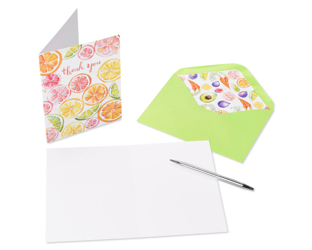 Fruits and Vegetables Thank You Boxed Blank Note Cards with Envelopes 20-CountImage 6