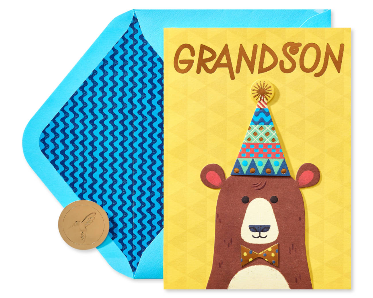 Birthday Critter Birthday Greeting Card for Grandson