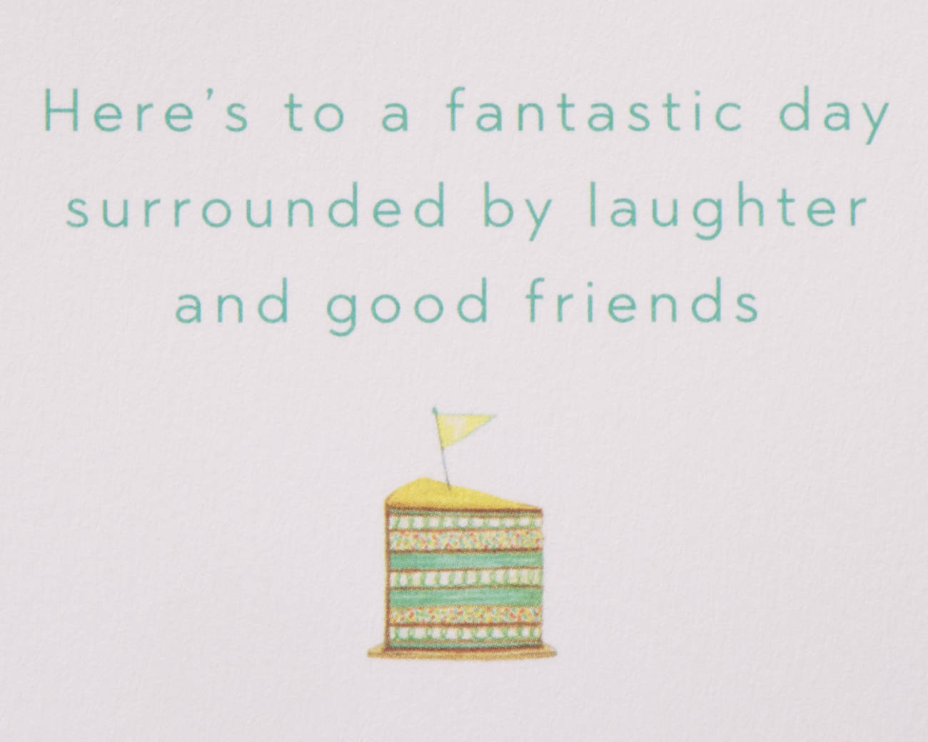 Surrounded By Laughter and Good Friends Birthday Greeting Card - designed by Bella PilarImage 3