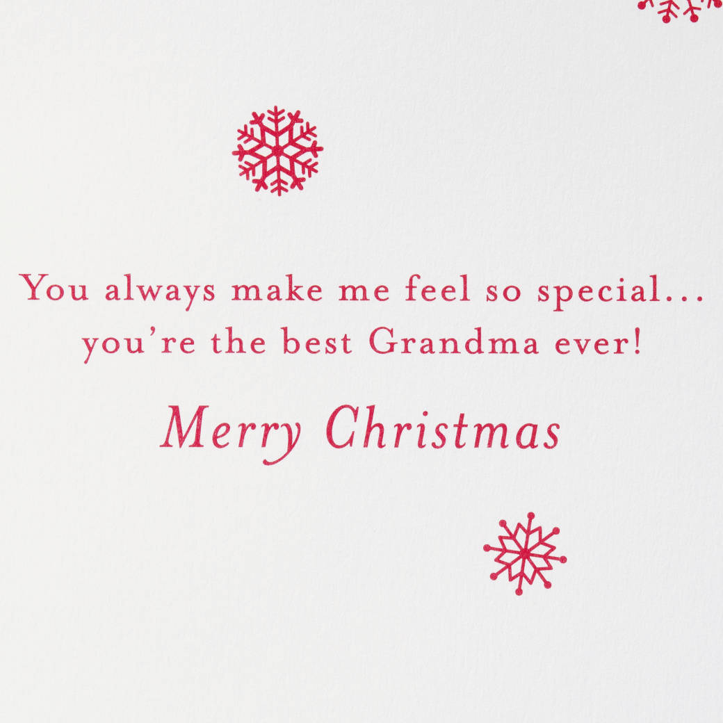 The Best Grandma Christmas Greeting Card for Grandma Image 5