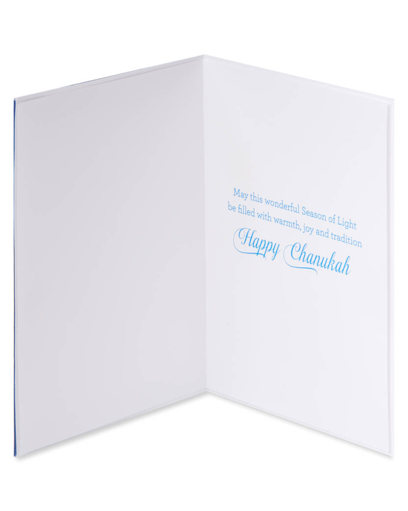 Warmth, Joy and Tradition Chanukah Greeting Card Image 2