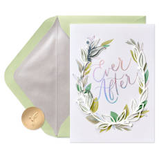Ever After Wedding Greeting Card