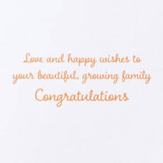 Growing Family New Baby Greeting Card