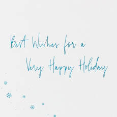 Best Wishes Christmas Boxed Cards with Envelopes, 8-Count