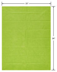 Lime Green Tissue Paper, 8-Sheets Image 3