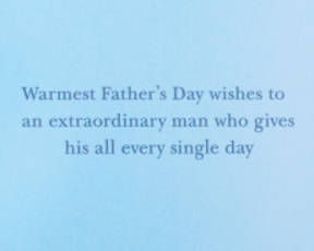 Extraordinary Man Father's Day Greeting CardImage 1