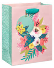 Floral Blossoms Medium Gift Bag 1 Bag