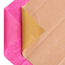 Pink and Gold Valentine's Day Tissue Paper 8 SheetsImage 1