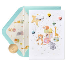 Growing Family New Baby Greeting Card