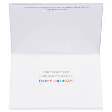 You Always Will Be Gaymazing Birthday Greeting Card for LGBTQIA+ Image 2