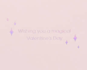 Magical Unicorn Valentine's Day Greeting Card Image 3