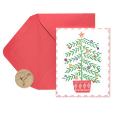 Christmas Tree in Pot Holiday Boxed Cards, 20-Count Image 1