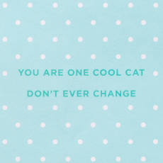 One Cool Cat Birthday Greeting Card Image 3