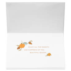 Warmth and Happiness Thanksgiving Greeting Card Image 2