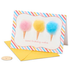 Cotton Candy Birthday Greeting CardImage 1