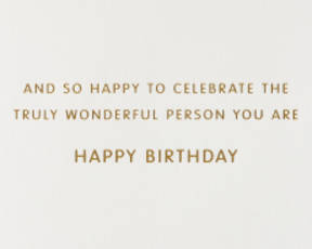 Truly Wonderful Person Birthday Greeting Card for BrotherImage 1