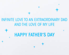 All My Stars Father's Day Greeting Card for Husband Image 2