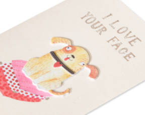 Love Your Face Funny Valentine's Day Greeting Card Image 5