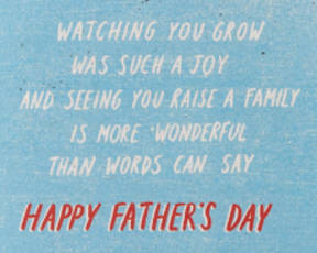 Watching You Grow Father's Day Greeting Card for SonImage 3