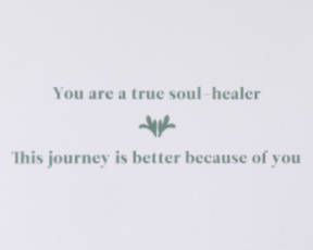 Soul-Healer Friendship Greeting Card - Illustrated by Sarah Dahir Image 3