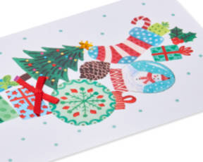 Sending a Little Merry Your Way Christmas Greeting Card 4