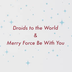 Droids to the World Star Wars Holiday Boxed Cards, 12-Count Image 3